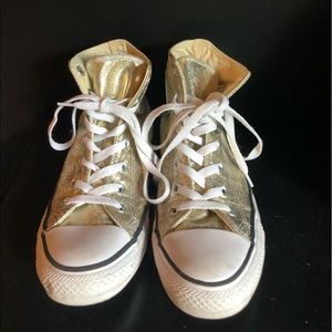 Gold Converse